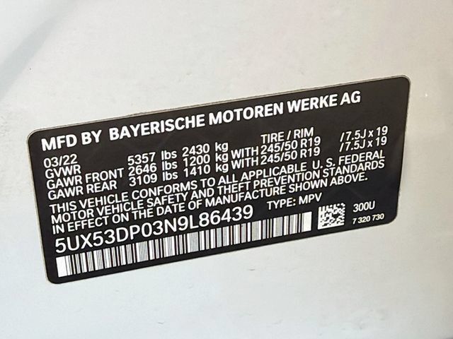 Used 2022 BMW X3 xDrive30i w/ Convenience Package AWD/4WD image 30