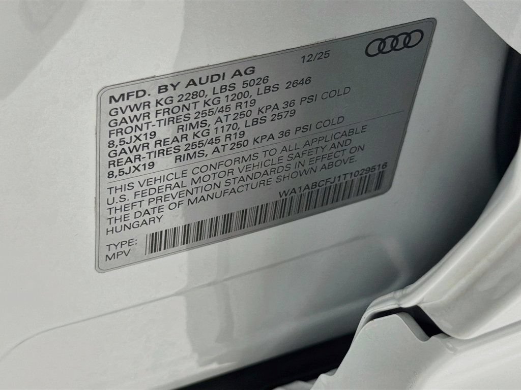 Used 2026 Audi Q3 quattro 2.0T w/ Driver Assistance Package AWD/4WD image 31