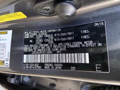Used 2016 Toyota 4Runner SR5 Premium RWD image 33