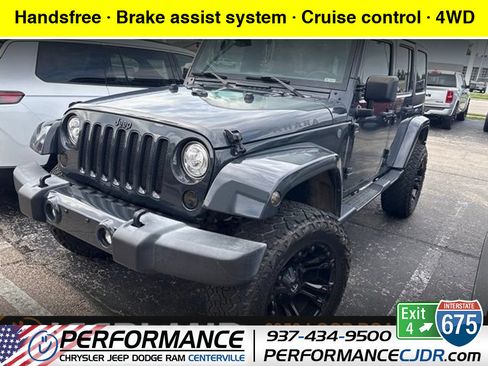 Used 2017 Jeep Wrangler Unlimited Sahara w/ Connectivity Group AWD/4WD image 1