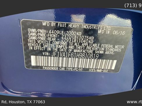 Used 2017 Subaru WRX Premium AWD/4WD image 50