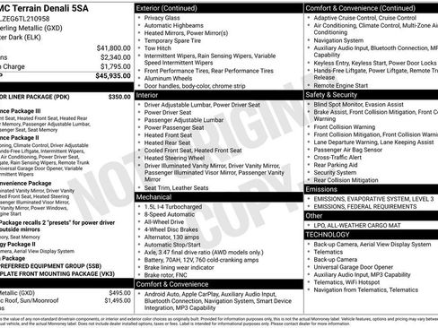 New 2026 GMC Terrain Denali w/ LPO, Floor Liner Package image 6