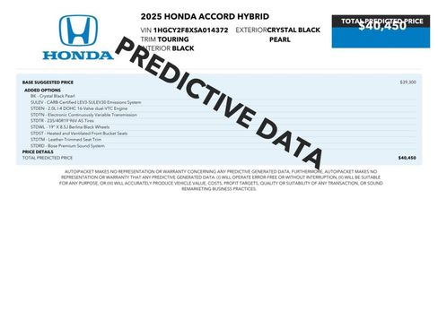 Used 2025 Honda Accord Touring image 2