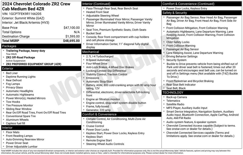 Used 2024 Chevrolet Colorado ZR2 AWD/4WD image 6