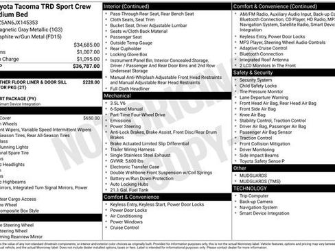 Used 2018 Toyota Tacoma TRD Sport image 10