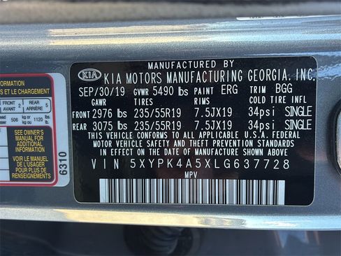 Used 2020 Kia Sorento SX image 39