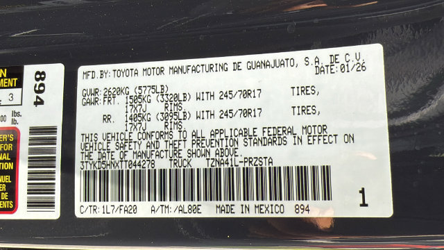 Used 2026 Toyota Tacoma SR RWD image 24