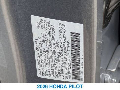 New 2026 Honda Pilot Sport image 26