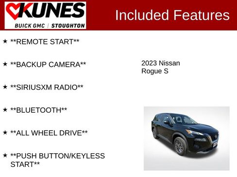 Used 2023 Nissan Rogue S AWD/4WD image 2