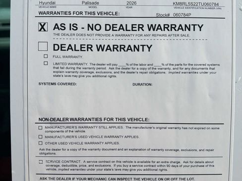 Used 2026 Hyundai Palisade SEL FWD image 35