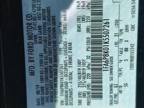 Used 2019 Ford Mustang Bullitt w/ Bullitt Electronics Package image 26