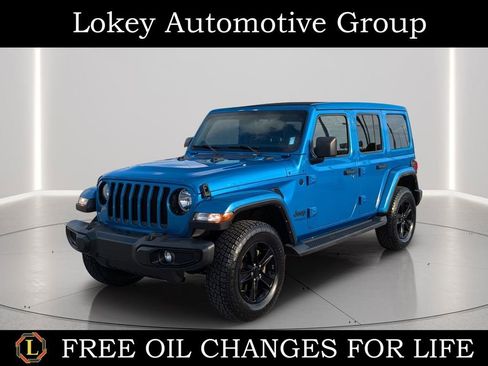 Used 2021 Jeep Wrangler Unlimited Sahara AWD/4WD image 1