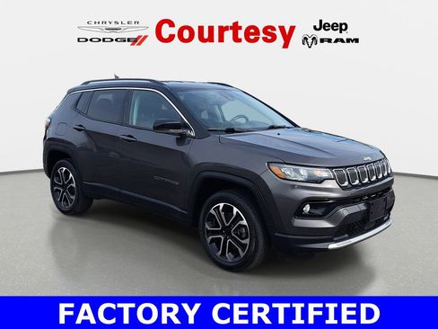 Certified 2022 Jeep Compass Limited AWD/4WD image 1