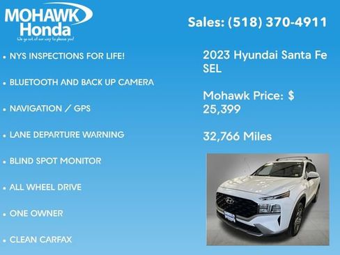 Used 2023 Hyundai Santa Fe SEL AWD/4WD image 7
