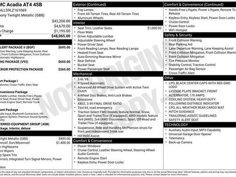 Used 2020 GMC Acadia AT4 w/ Driver Alert Package II image 40