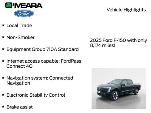 Used 2025 Ford F150 Lightning Platinum image 8