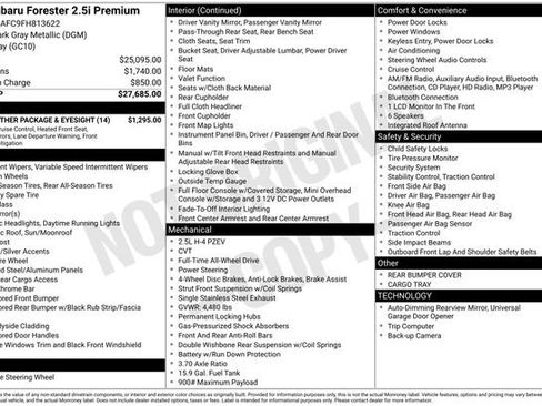 Used 2015 Subaru Forester 2.5i Premium image 16
