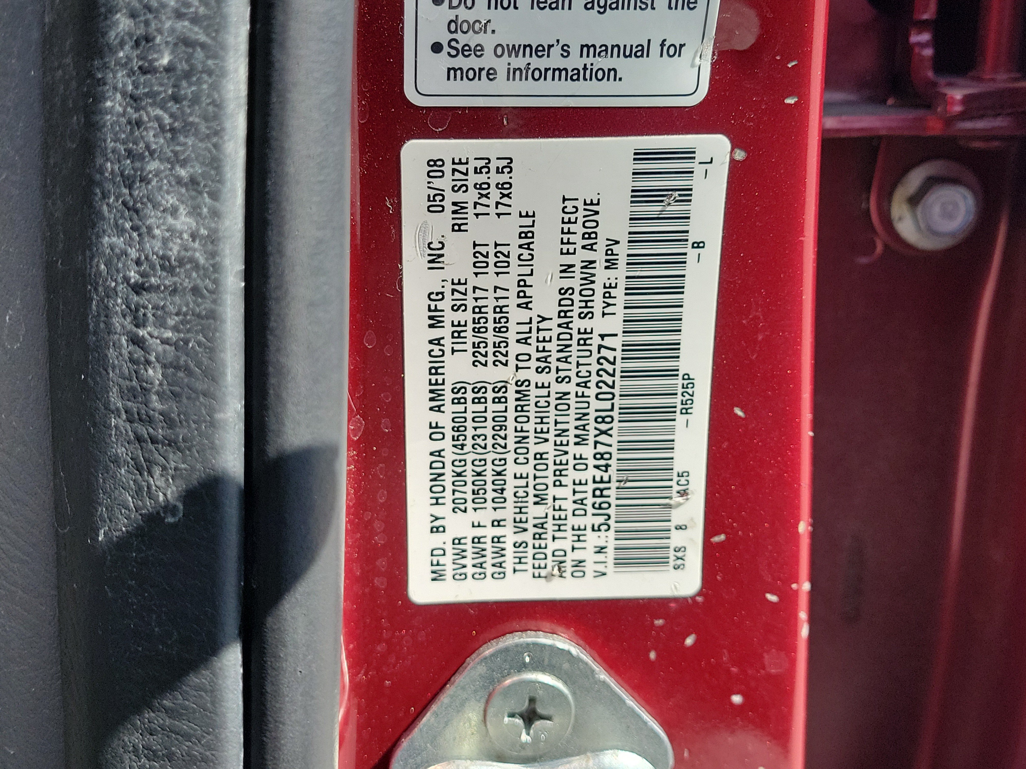Used 2008 Honda CR-V EX-L image 30