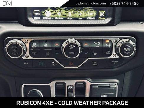 Used 2023 Jeep Wrangler Unlimited Rubicon 4xe w/ Cold Weather Group AWD/4WD image 34