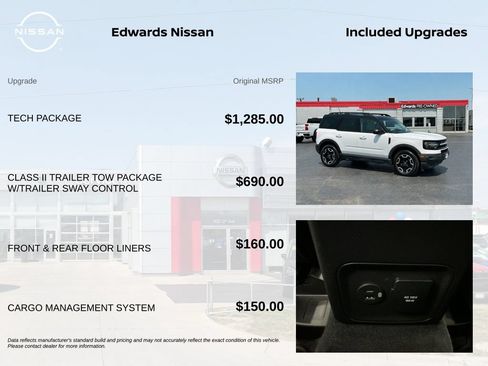 Used 2022 Ford Bronco Sport Outer Banks w/ Tech Package AWD/4WD image 4