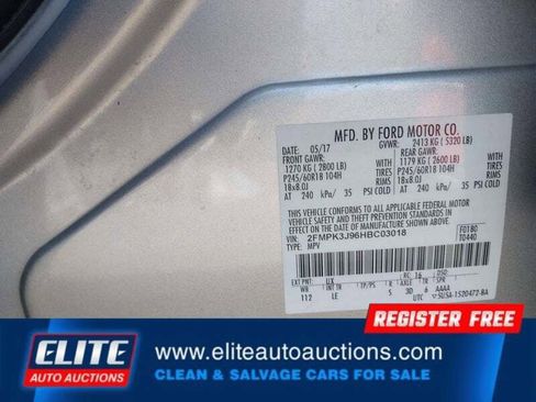 Used 2017 Ford Edge SEL w/ Equipment Group 201A FWD image 18