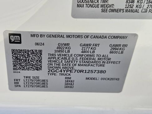 Certified 2024 Chevrolet Silverado 2500 LTZ w/ LTZ Convenience Package AWD/4WD image 23