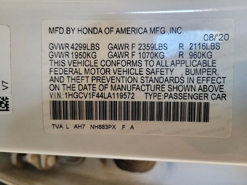 Used 2020 Honda Accord EX image 33