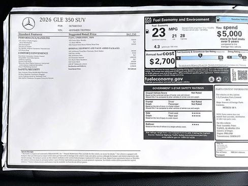 New 2026 Mercedes-Benz GLE 350 4MATIC image 22