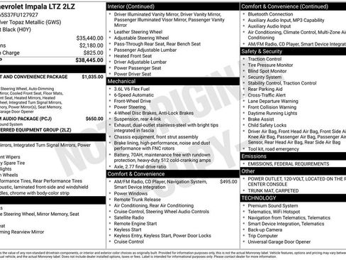 Used 2015 Chevrolet Impala LTZ image 3