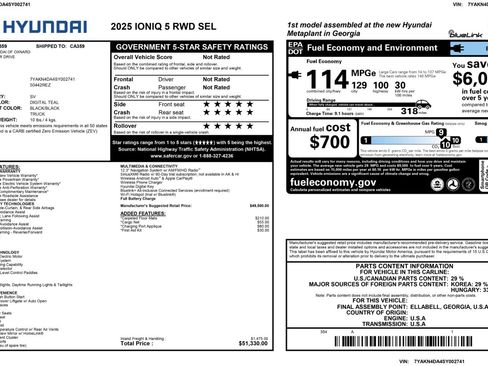 Used 2025 Hyundai Ioniq 5 SEL image 53