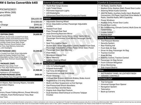 Used 2015 BMW 640i xDrive Convertible image 6