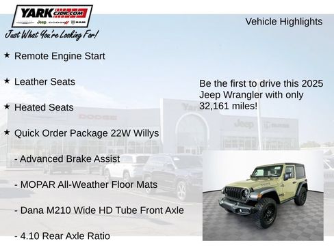 Certified 2025 Jeep Wrangler Sport AWD/4WD image 13