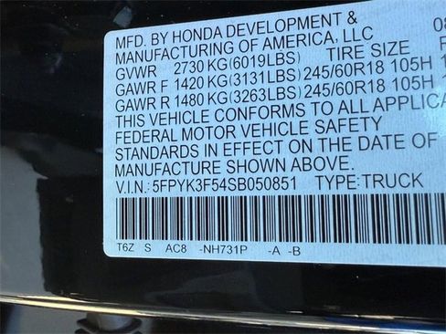 New 2025 Honda Ridgeline RTL image 17