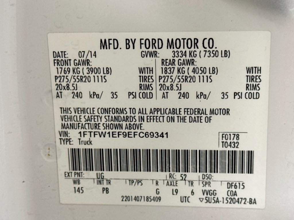 Used 2014 Ford F150 Platinum AWD/4WD image 39
