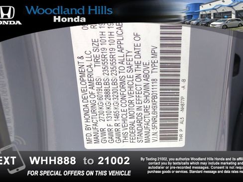 Certified 2023 Honda Odyssey Elite image 28