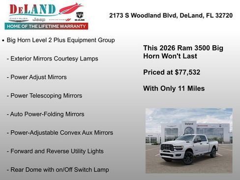 New 2026 RAM 3500 Big Horn AWD/4WD image 24