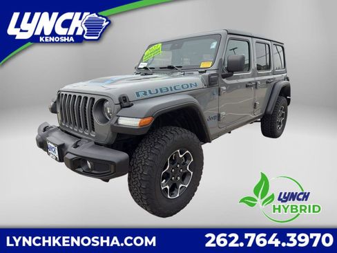 Used 2023 Jeep Wrangler Unlimited Rubicon 4xe w/ Safety Group AWD/4WD image 1