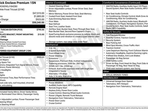 Used 2016 Buick Enclave Premium w/ Enclave Tuscan Edition image 4