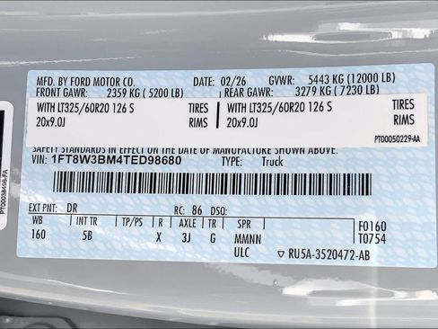 New 2026 Ford F350 Lariat w/ Black Appearance Package AWD/4WD image 16