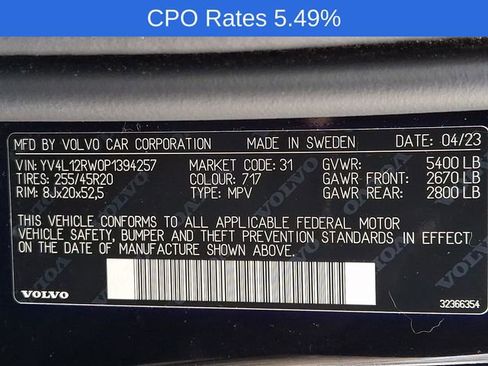 Certified 2023 Volvo XC60 B5 Plus w/ Climate Package AWD/4WD image 30
