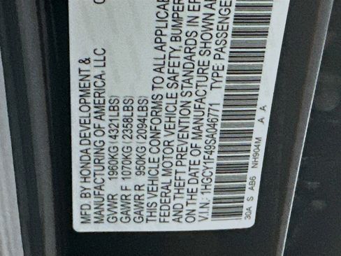 Used 2025 Honda Accord SE image 12