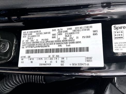 Used 2024 Ford F150 Platinum w/ Equipment Group 702A High AWD/4WD image 22