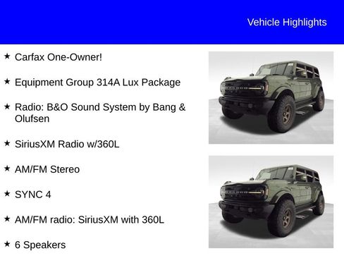 Used 2022 Ford Bronco Outer Banks image 10