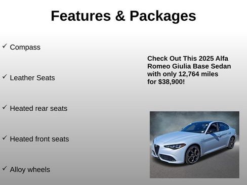 Used 2025 Alfa Romeo Giulia AWD image 8