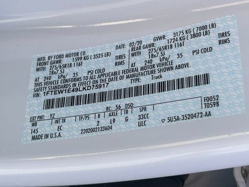 Used 2020 Ford F150 Lariat AWD/4WD image 40