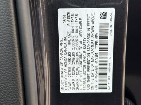 New 2026 Honda CR-V LX image 26