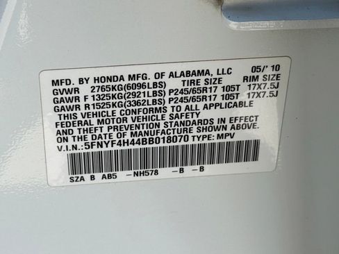 Used 2011 Honda Pilot EX image 28