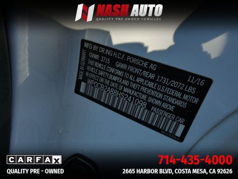 Used 2017 Porsche 718 Boxster S RWD image 68