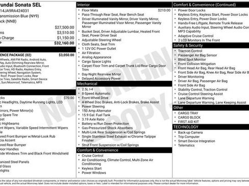 Used 2024 Hyundai Sonata SEL w/ Convenience Package FWD image 2