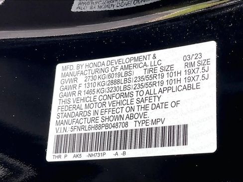 Used 2023 Honda Odyssey Touring image 31